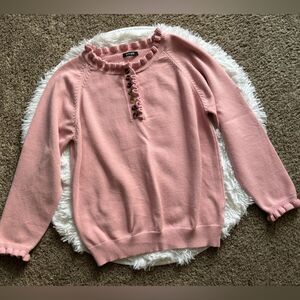 BTFBM Sweater Pink Ruffles Womens‎ Size XL